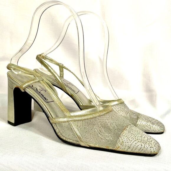 THE TOUCH OF NINA SULVER SKUNG-BACK 7.5 3” HEEL - Picture 1 of 5